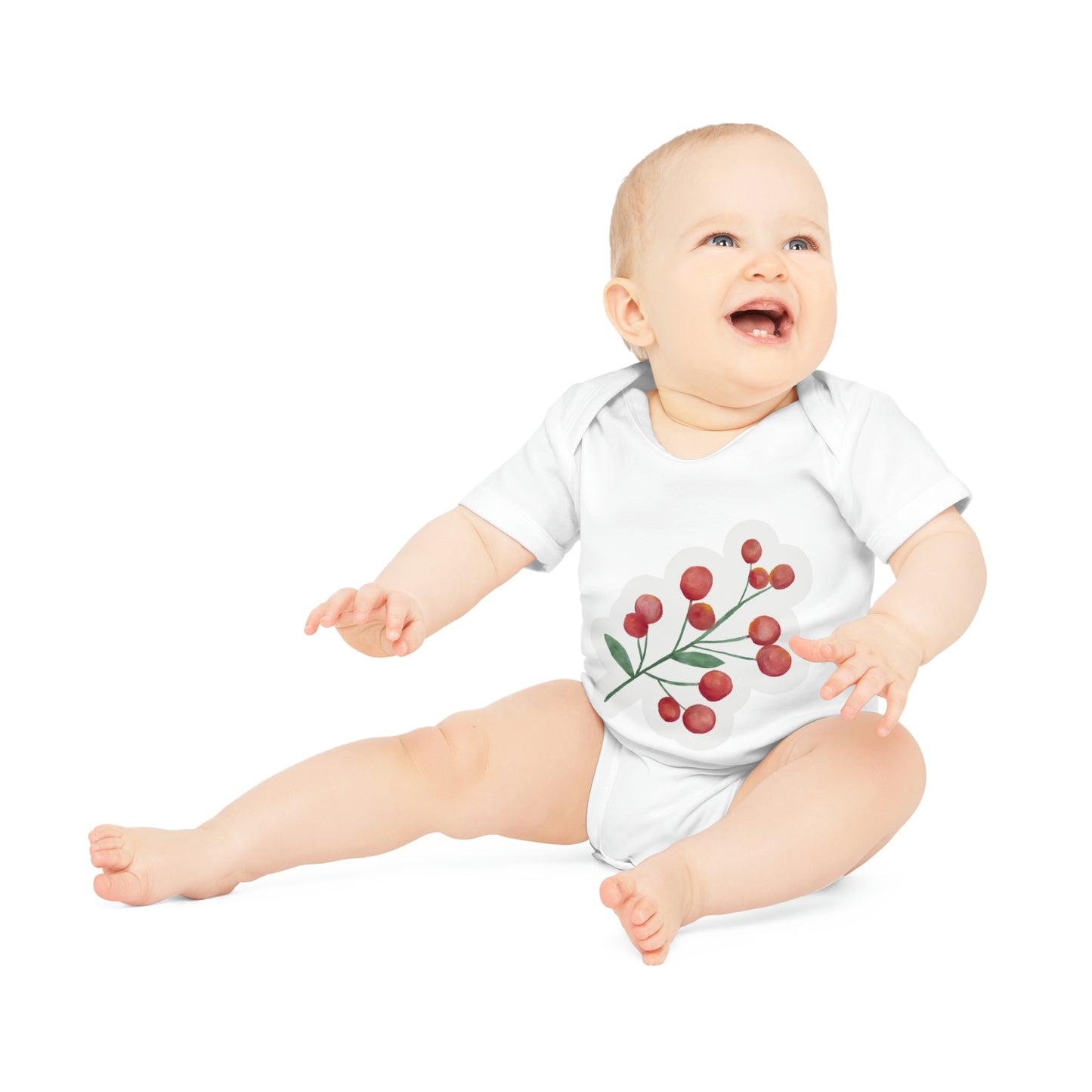 "Adorable Organic Short Sleeve Bodysuit for- Baby Organic Short Sleeve Bodysuit