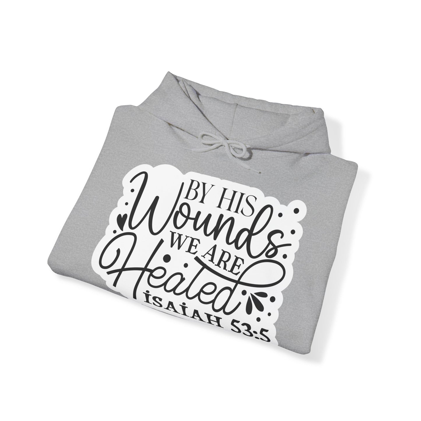 "Faith-Filled Comfort: Christian Quote Hood- Hoodie