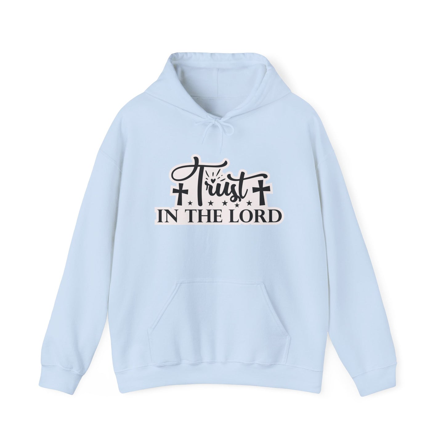 "Heavenly Comfort: Christian Quote Hooded Sweat- Hoodie