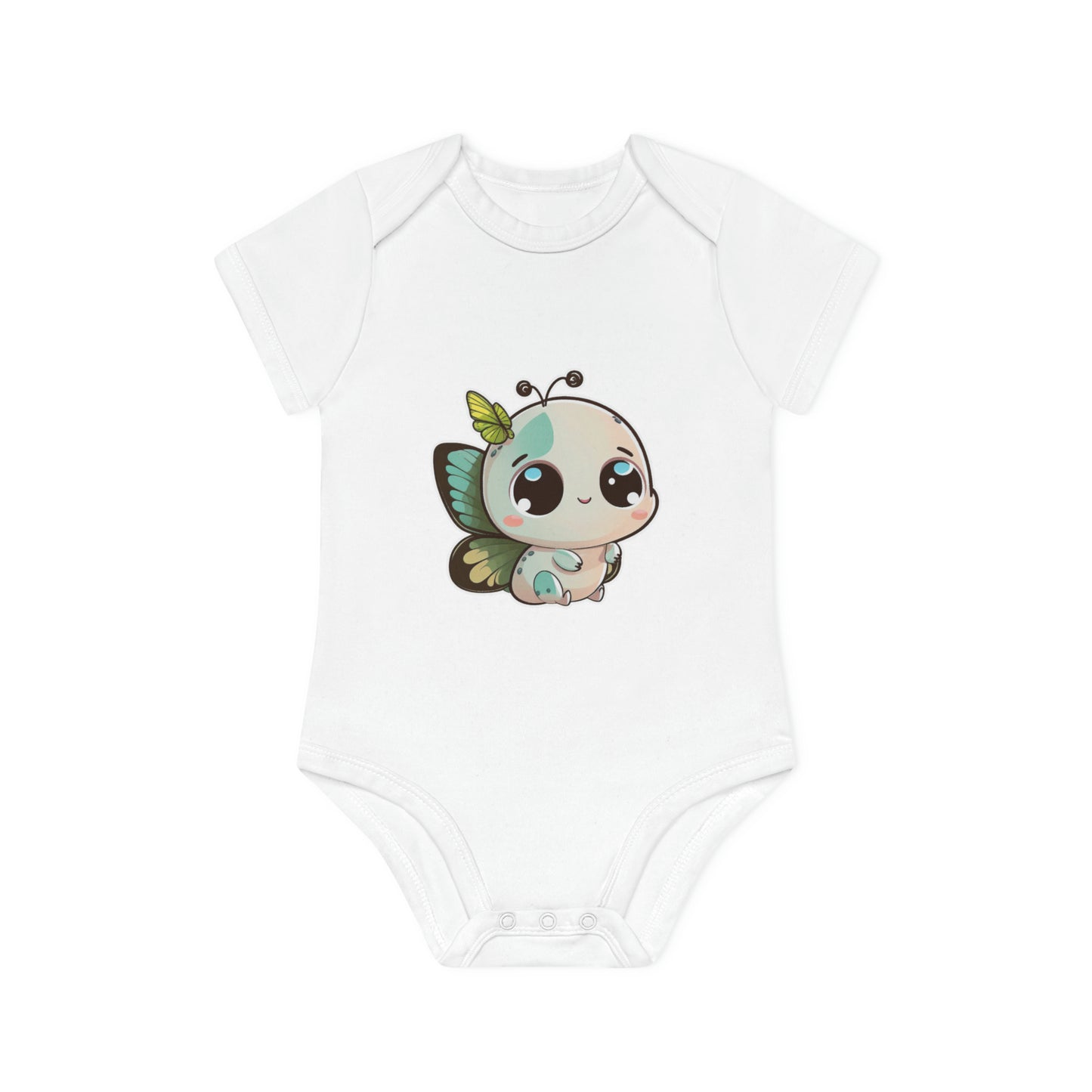 "Adorable Baby Organic Short Sleeve Bodysuit- Baby Organic Short Sleeve Bodysuit