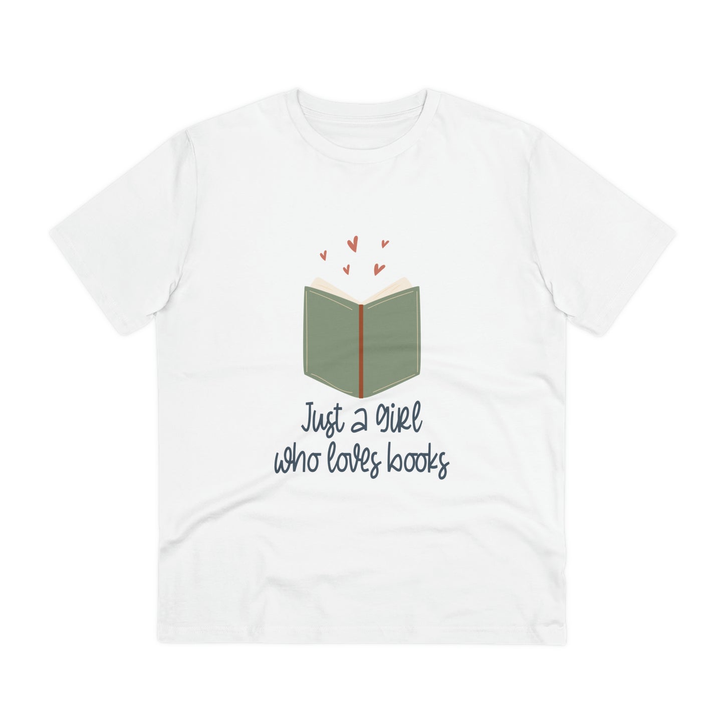 "Just a Girl Who Loves Books" - T-Shirt