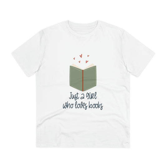 "Just a Girl Who Loves Books" - T-Shirt