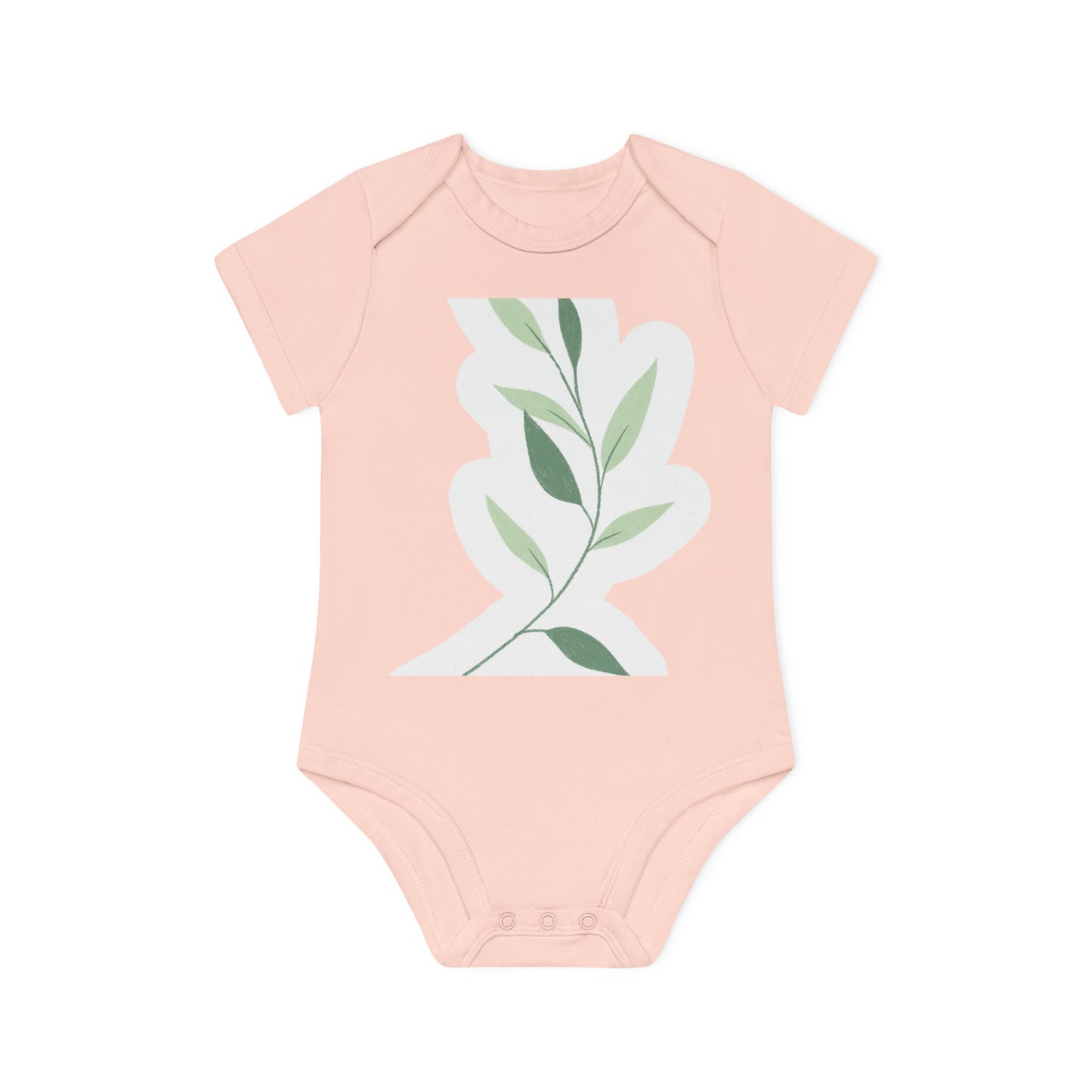 "Adorable Organic Short Sleeve Bodysuit for- Baby Organic Short Sleeve Bodysuit