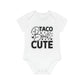 "Taco Bout Cute" - Baby Organic Short Sleeve Bodysuit