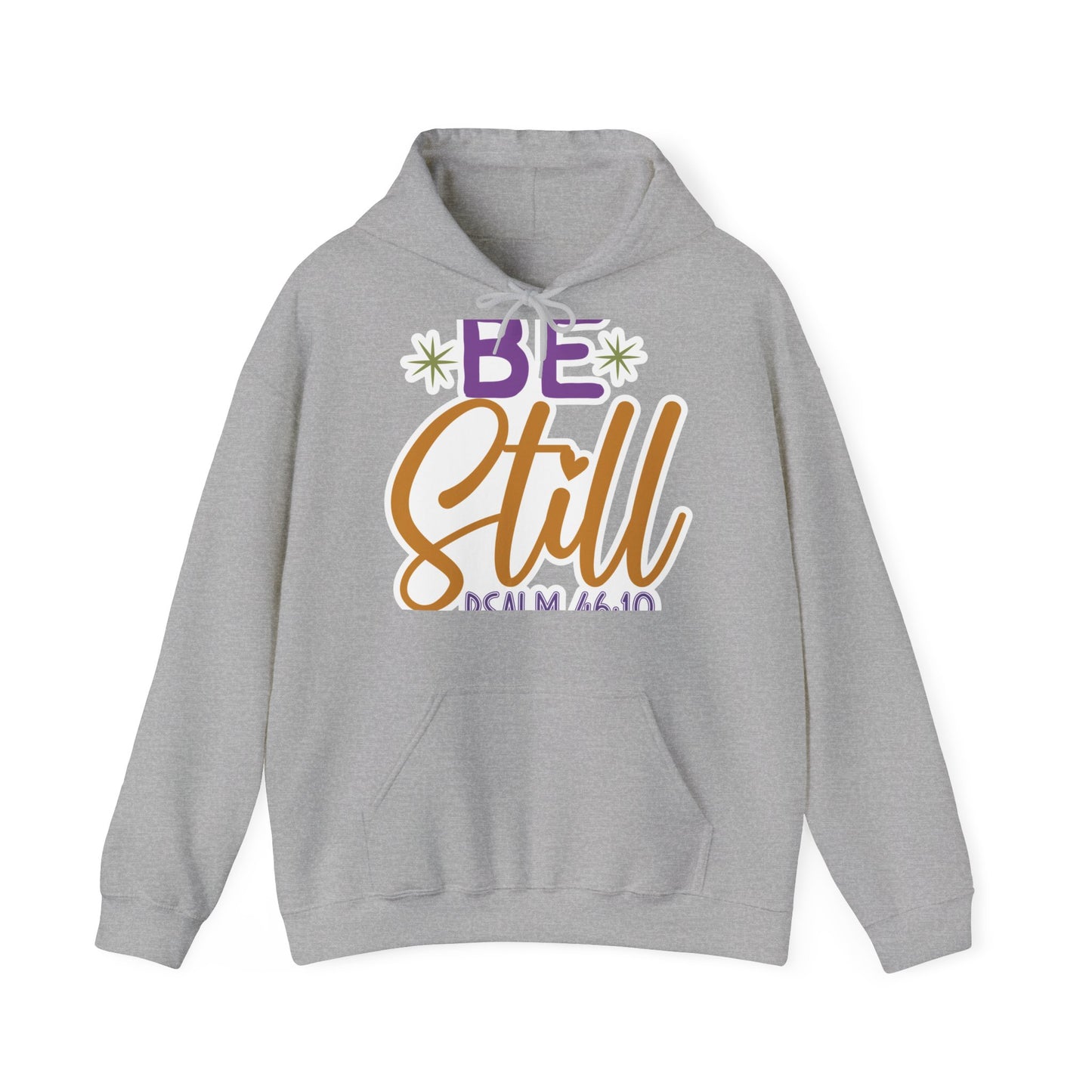 "Faith-Filled Comfort: Christian Quote Hood- Hoodie