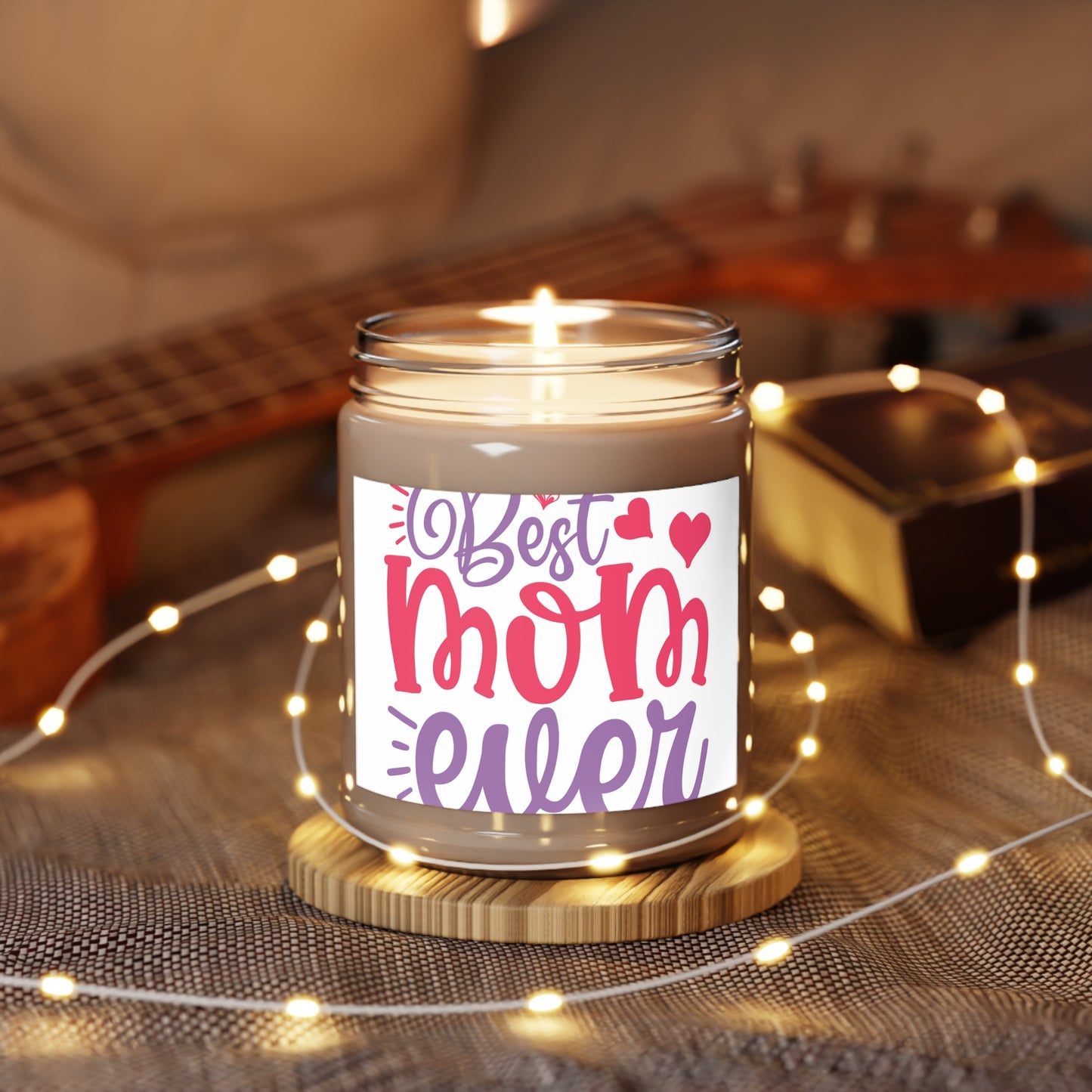 "Lovely Mom: Floral Scented Candle- Scented Candle