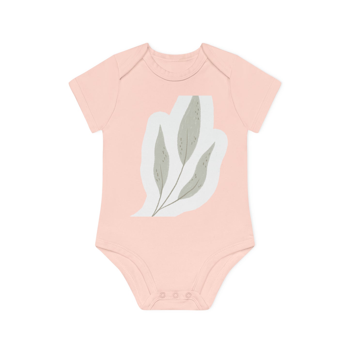 "Organic Adorable: Baby Short Sleeve Bod- Baby Organic Short Sleeve Bodysuit