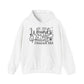 "Faith-Filled Comfort: Christian Quote Hood- Hoodie