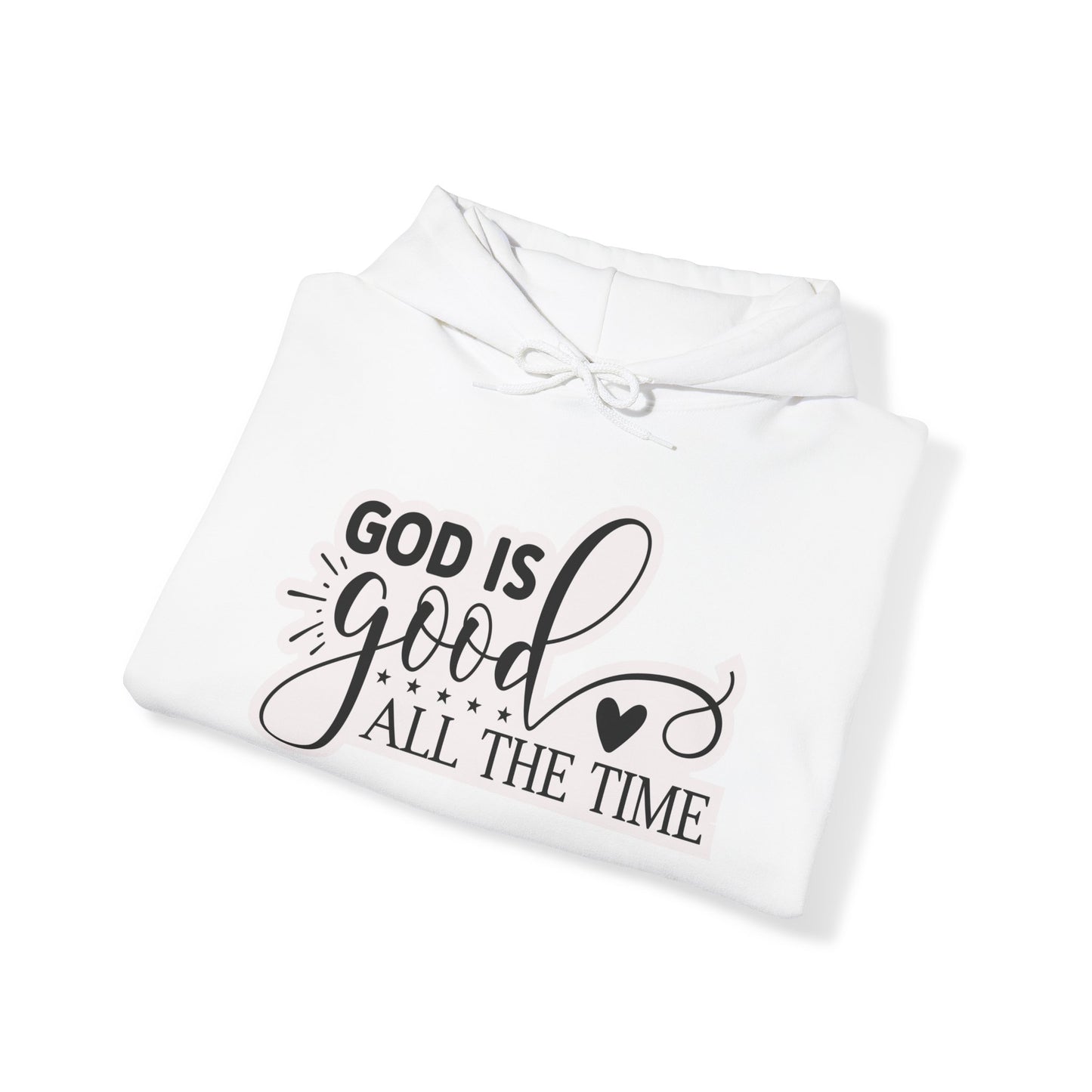 "Faith-filled Comfort: Christian Quote Hooded- Hoodie