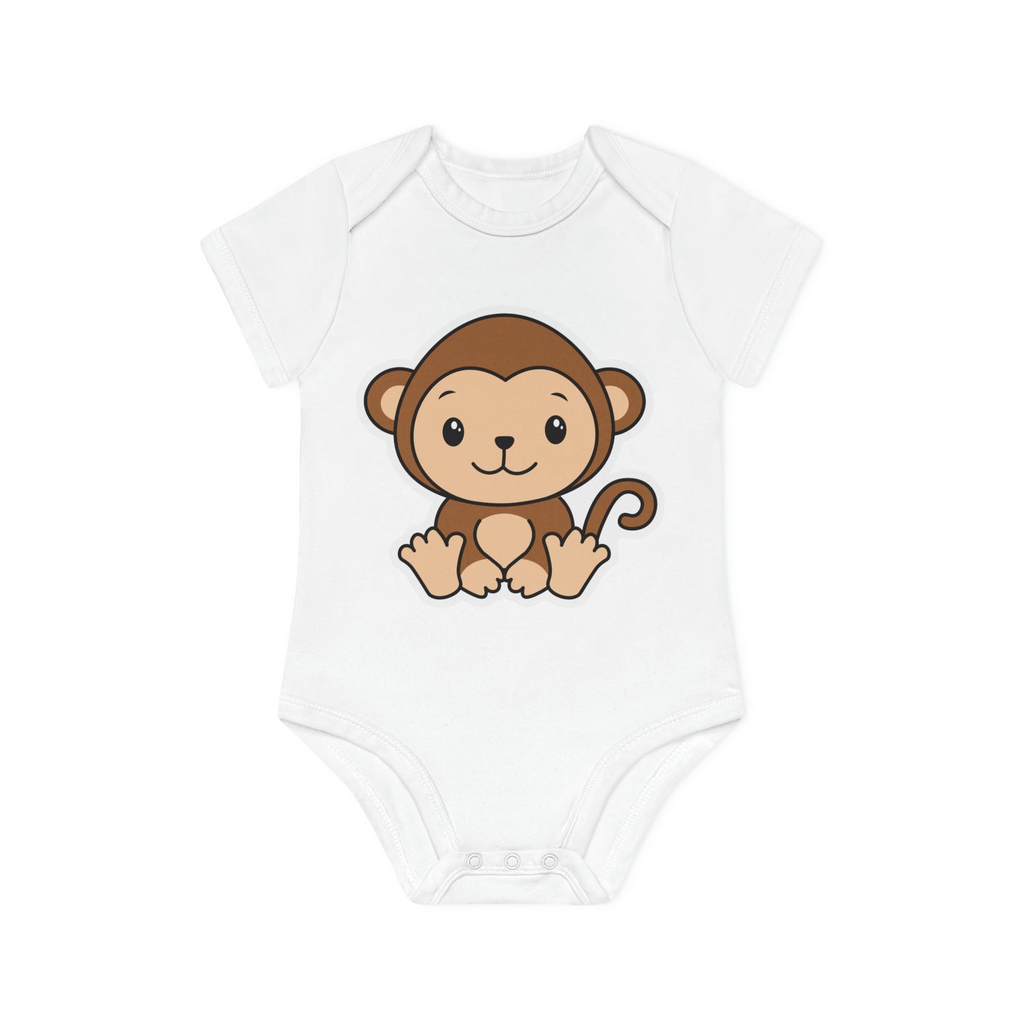 "Adorable Organic Short Sleeve Bodysuit for- Baby Organic Short Sleeve Bodysuit