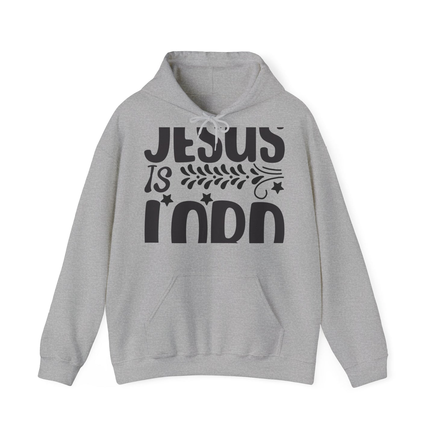 "Faith-Filled Comfort: Christian Quote Hood- Hoodie