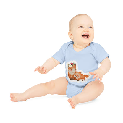 "Sweet Dreams Baby Organic Short Sleeve Bodysuit- Baby Organic Short Sleeve Bodysuit