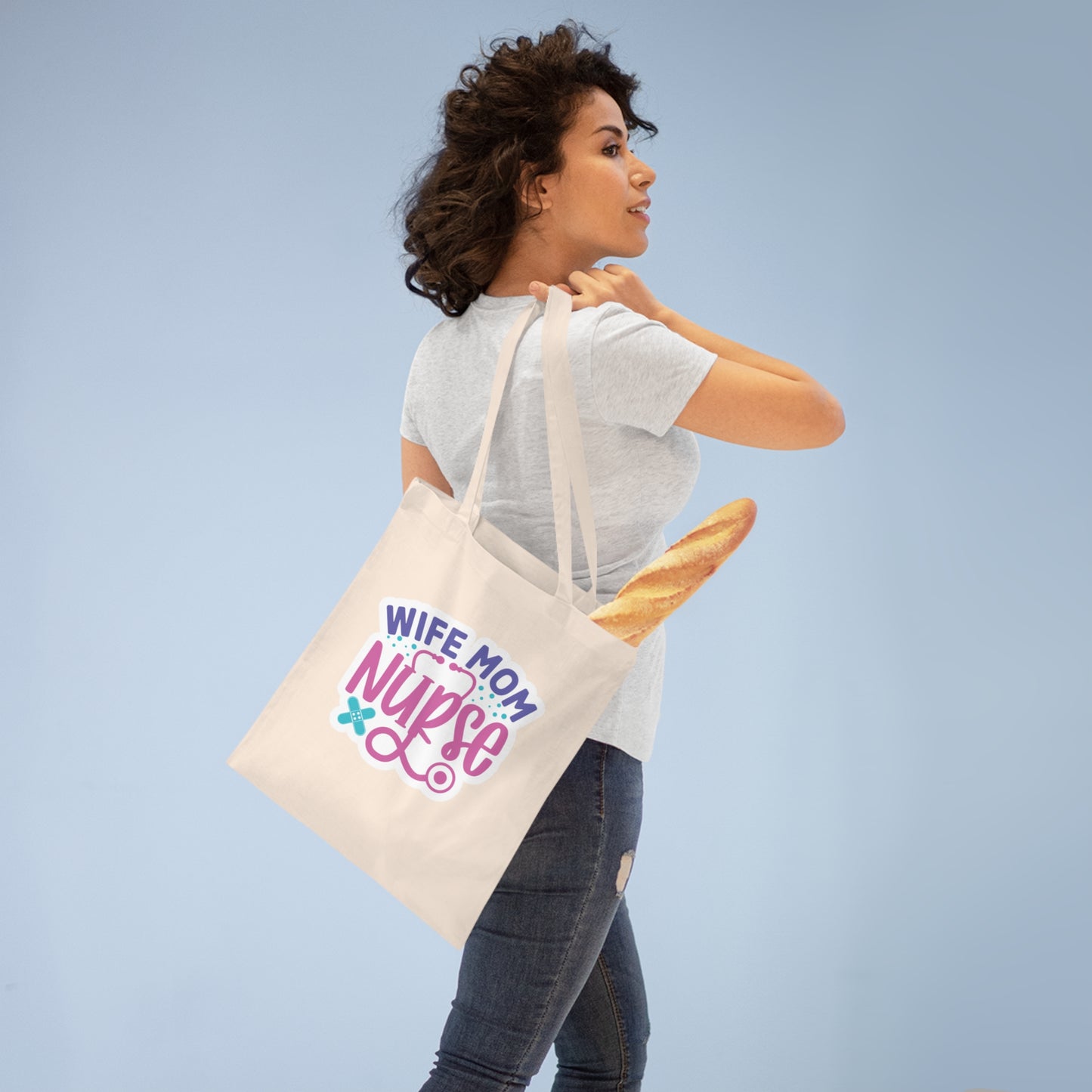 "Comfort and Style: Nurse Tote Bag for- Tote Bag