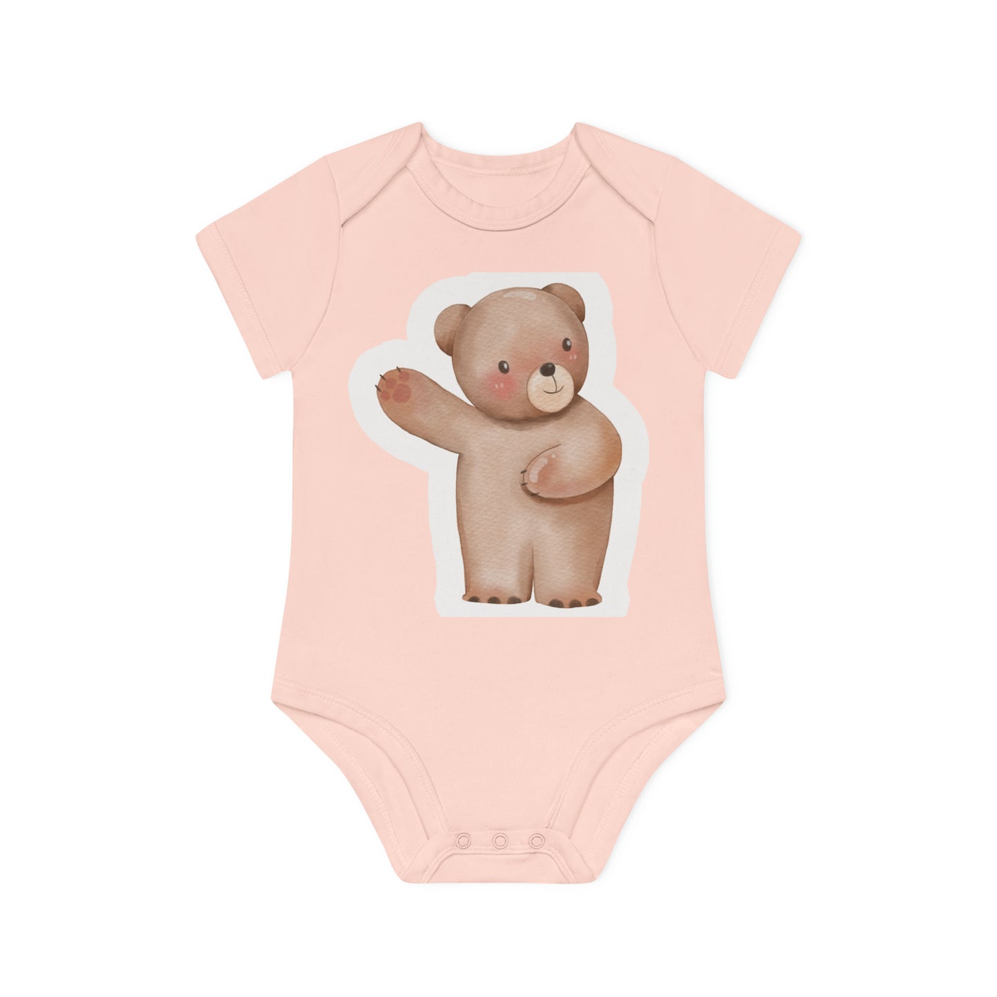 "Adorable Baby Organic Short Sleeve Bodysuit- Baby Organic Short Sleeve Bodysuit