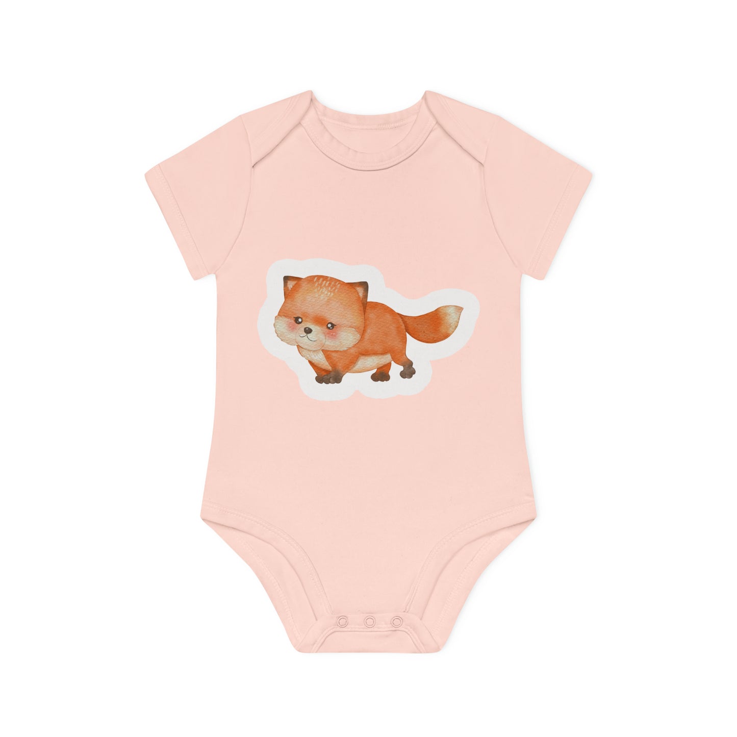 "Organic Cutie Pie: Adorable Baby- Baby Organic Short Sleeve Bodysuit