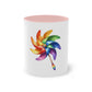 "Rainbow Pride" - Two Tone Mug