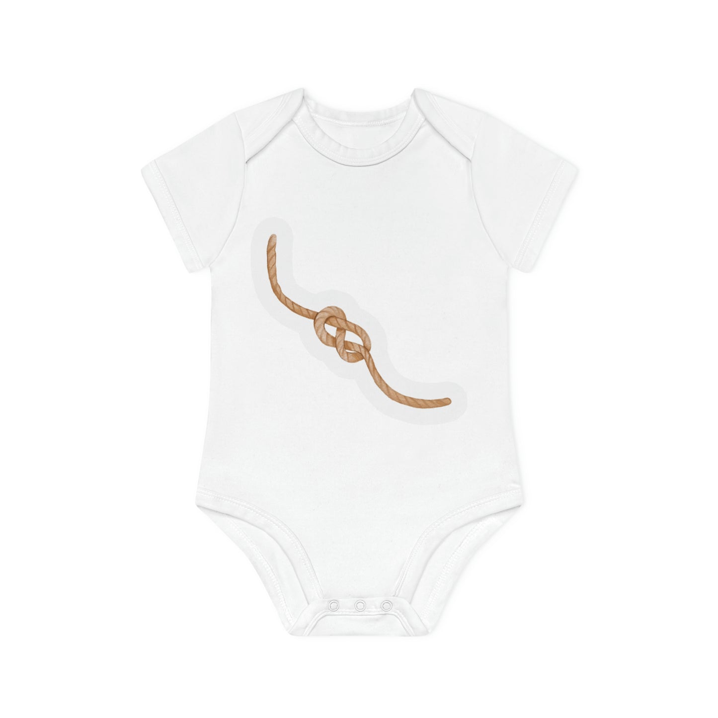 "Adorable Organic Short Sleeve Bodysuit -- Baby Organic Short Sleeve Bodysuit