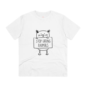 "Stop eating animals" Vegan Vibes Tee - T-Shirt