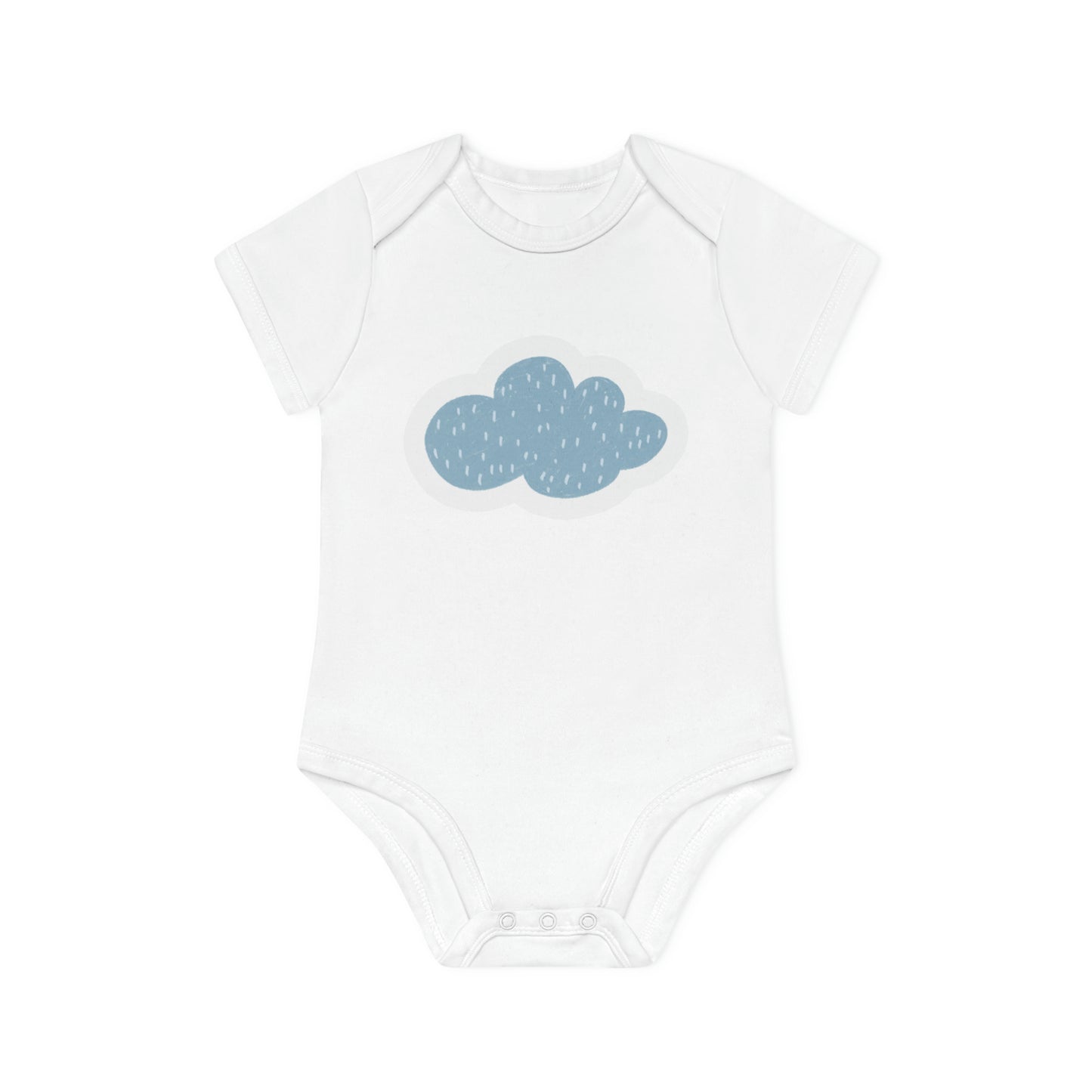 "Adorable Cloud"- Baby Organic Short Sleeve Bodysuit