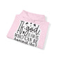 "Faith-Filled Comfort: Christian Quote Hood- Hoodie