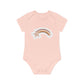 "Rainbow Star" - Baby Organic Short Sleeve Bodysuit