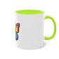 "Rainbow Love: LGBTQIA+ Pride Ceramic- Two Tone Mug