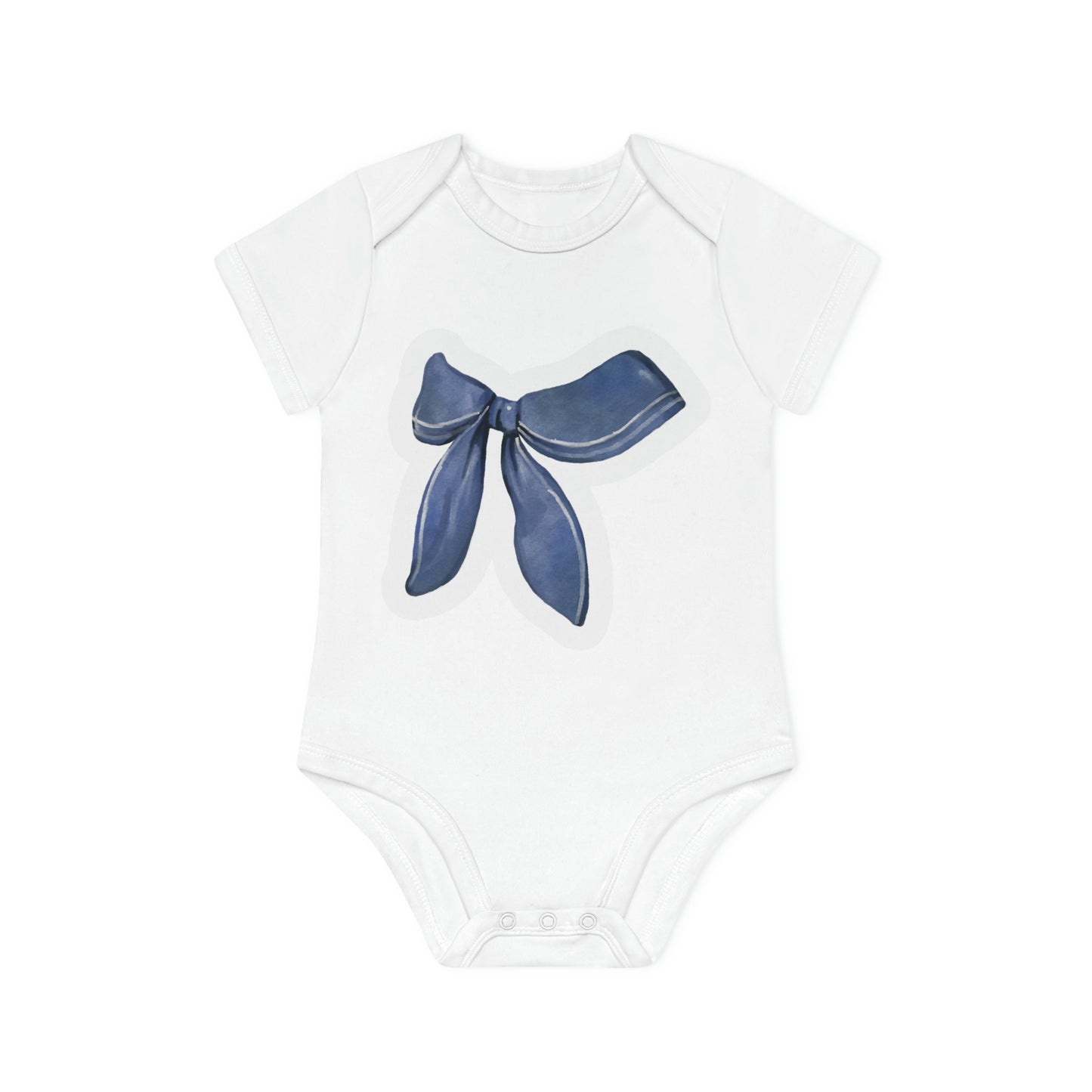 "Budding Blossoms Organic Short Sleeve Bodys- Baby Organic Short Sleeve Bodysuit