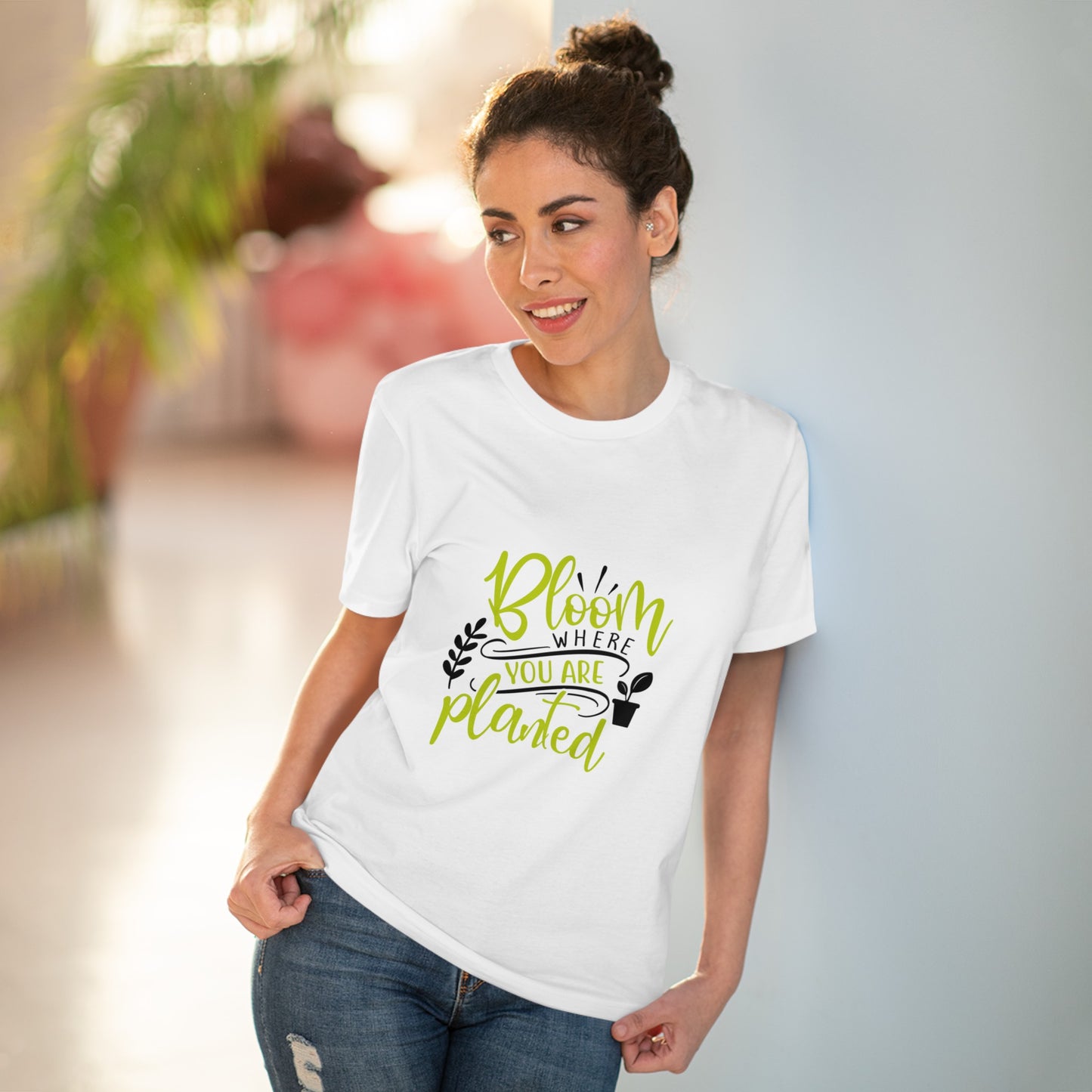 "Bloom where you are planted"- T-Shirt