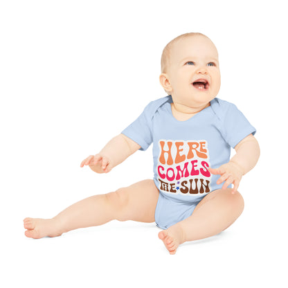 "Sweet Dreams Organic Baby Bodysuit - Ad- Baby Organic Short Sleeve Bodysuit