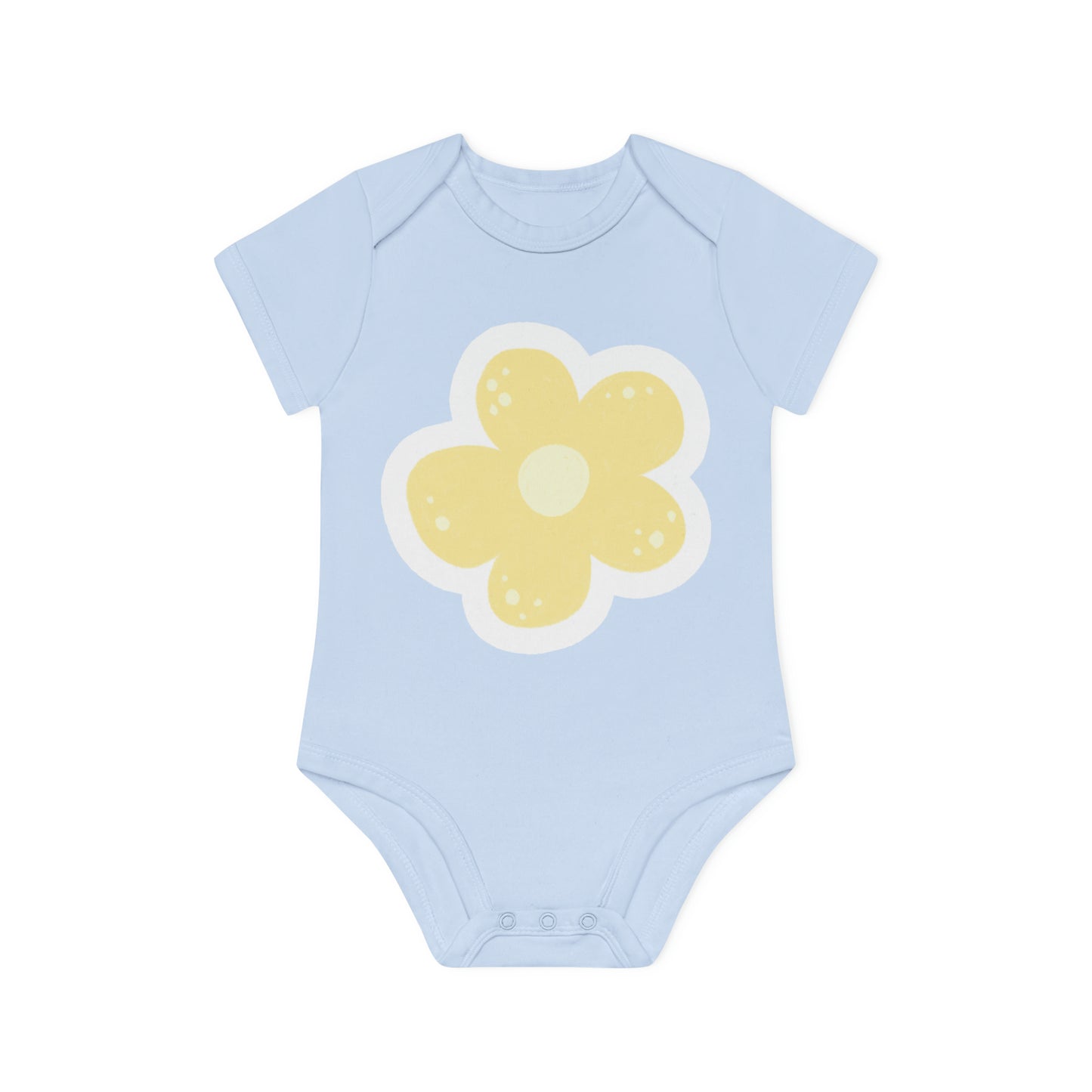 "Organic Cotton Baby Bodysuit - Ad- Baby Organic Short Sleeve Bodysuit