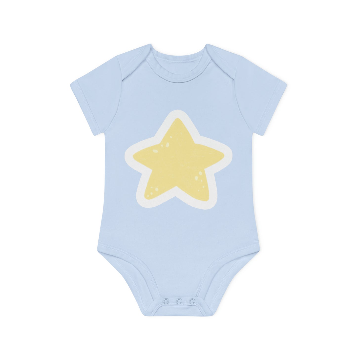 "Cuddly Cutie Organic Short Sleeve Baby Bod- Baby Organic Short Sleeve Bodysuit