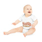 "Adorable Organic Baby Bodysuit: Perfect- Baby Organic Short Sleeve Bodysuit