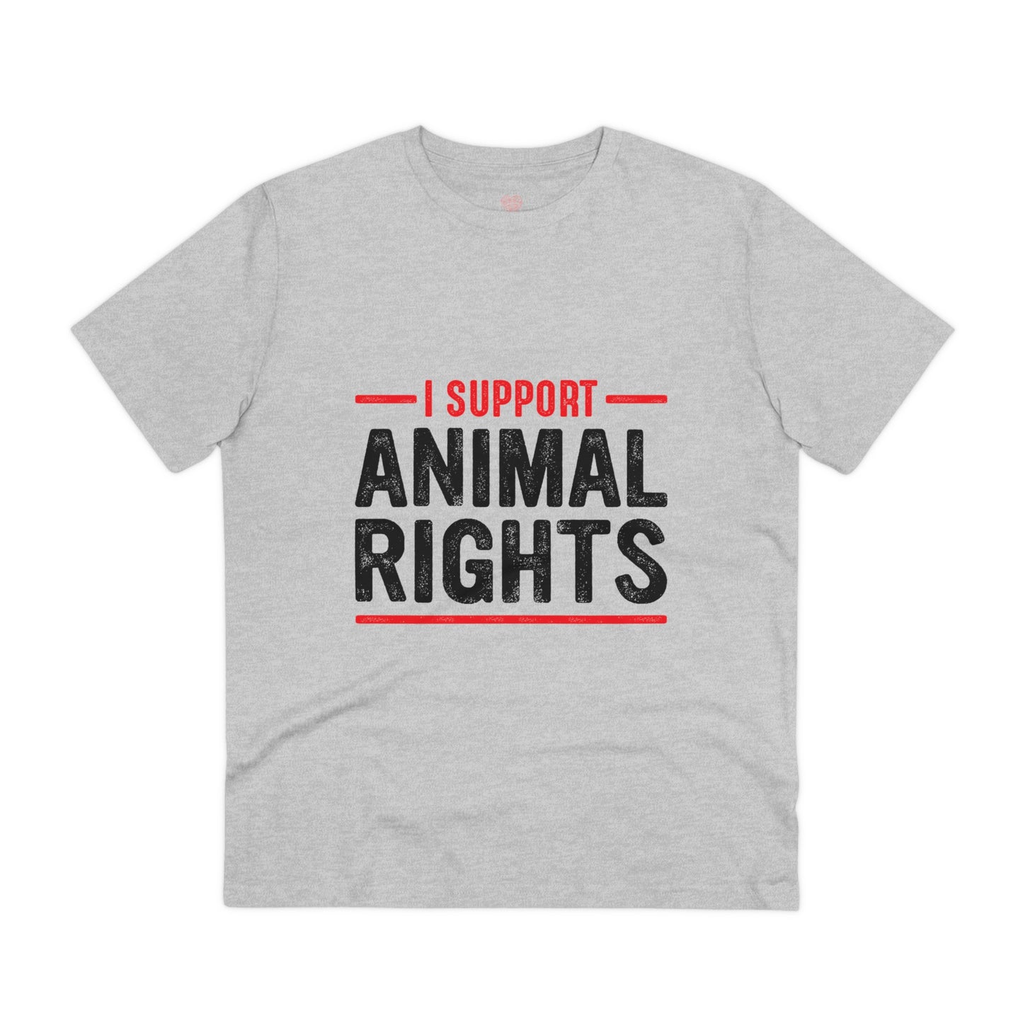 "I support animal rights" Vegan Vibes Tee - T-Shirt