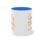 "God's timing is perfect" - Faith Quote - Two Tone Mug