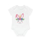 "Easter Bunny Ears" - Baby Organic Short Sleeve Bodysuit