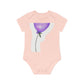 "Organic Baby Bodysuit: Adorable- Baby Organic Short Sleeve Bodysuit