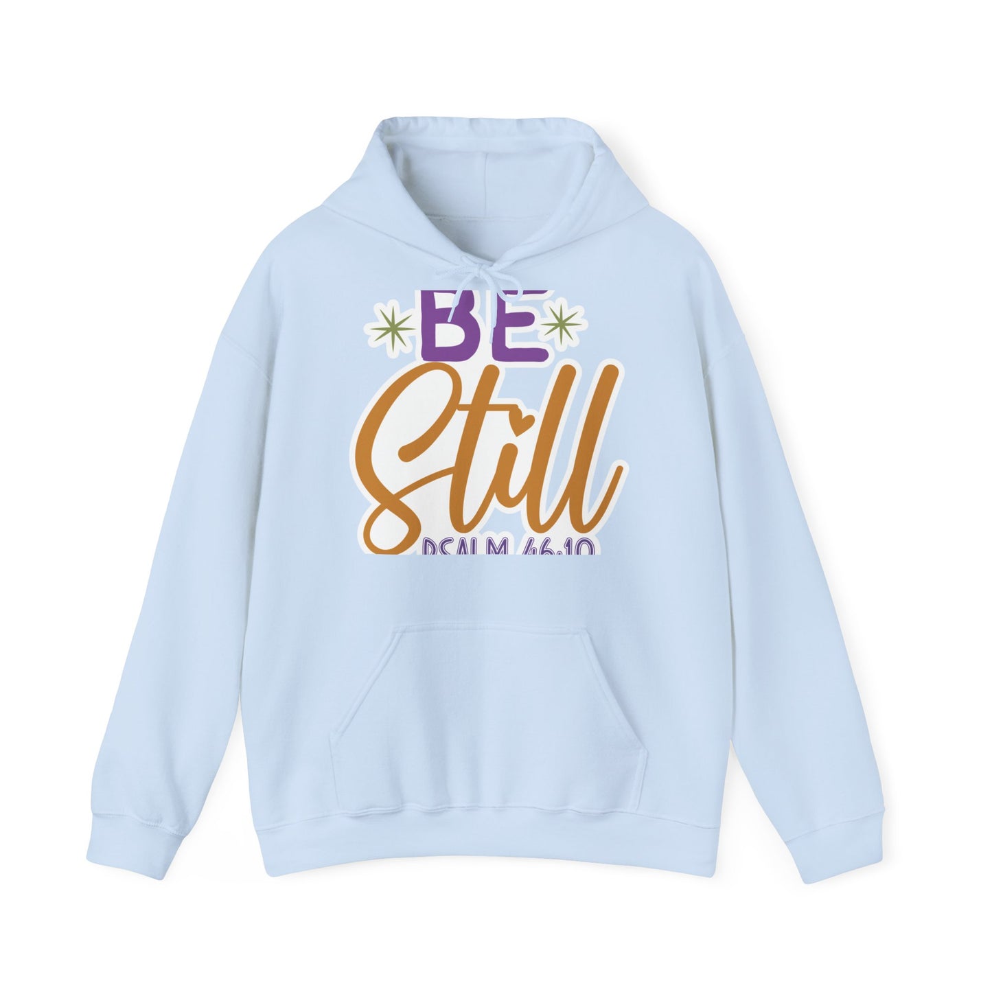 "Faith-Filled Comfort: Christian Quote Hood- Hoodie