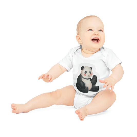 "Adorable Baby Organic Short Sleeve Bodysuit- Baby Organic Short Sleeve Bodysuit