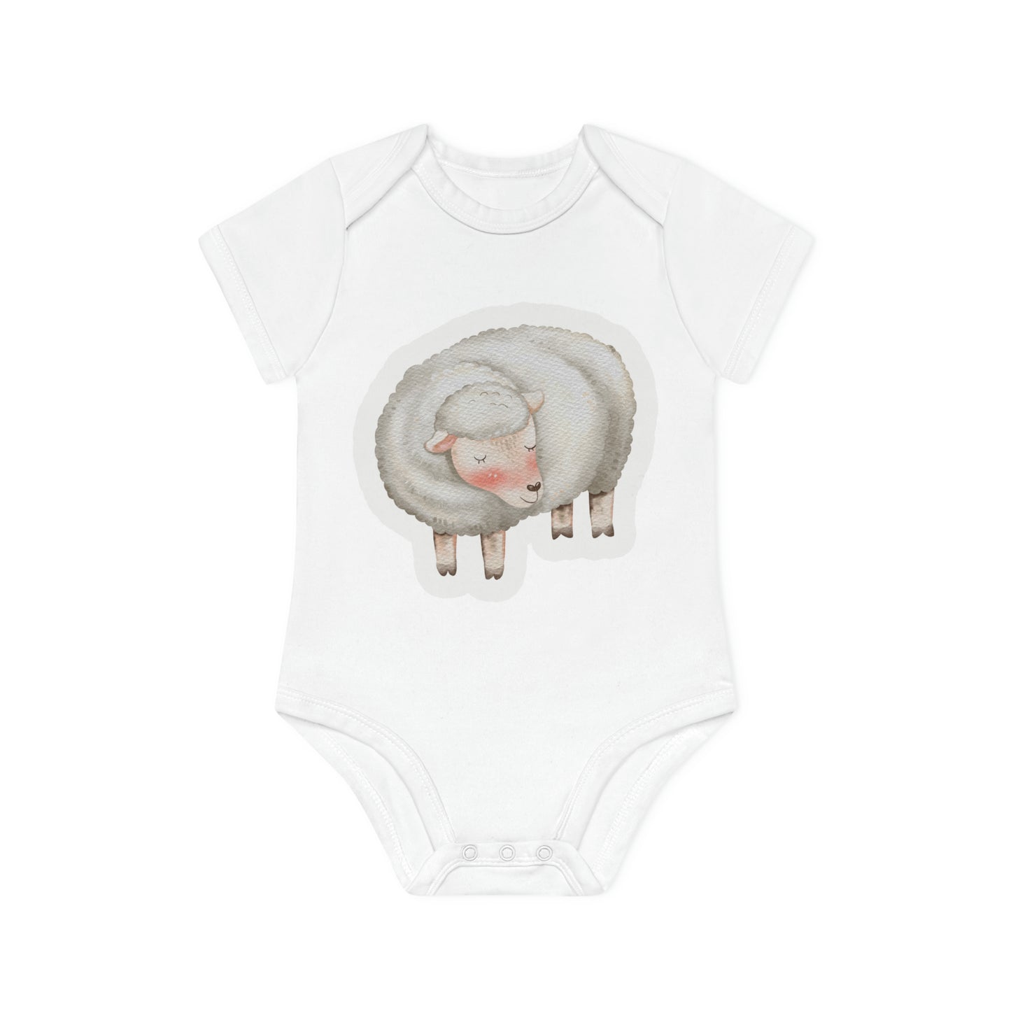 "Adorable Organic Short Sleeve Bodysuit for- Baby Organic Short Sleeve Bodysuit