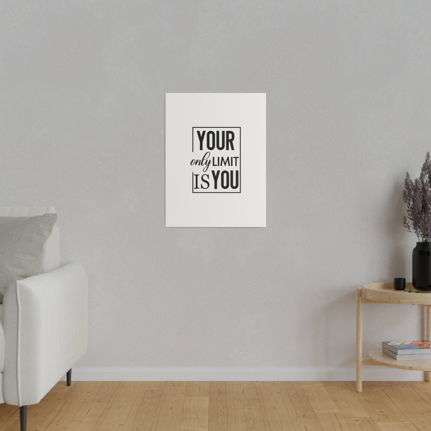 "Motivational Quote" Canvas Print - Inspir- Quote Canvas