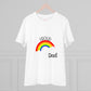 "Proud Dad Pride Flag Tee"- T-Shirt