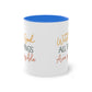 "Blessed Brew: With God All things are Possible" - Two Tone Mug