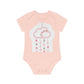 "Organic Baby Bodysuit: Adorable- Baby Organic Short Sleeve Bodysuit