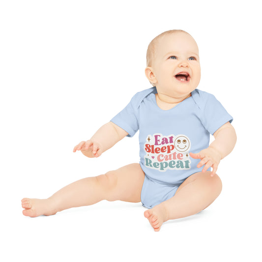 "Adorable Eco-Friendly Baby Bodysuit- Baby Organic Short Sleeve Bodysuit