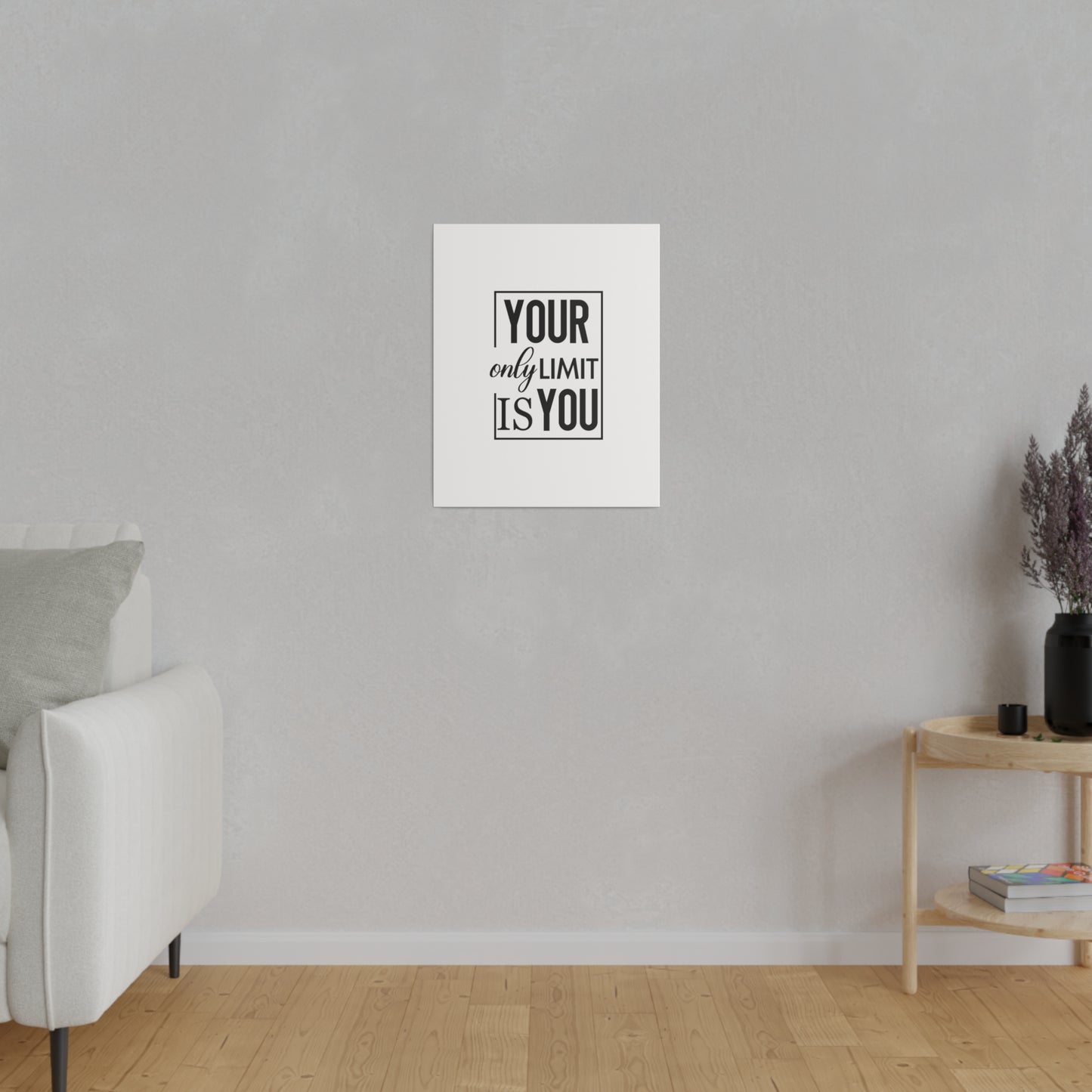 "Motivational Quote" Canvas Print - Inspir- Quote Canvas