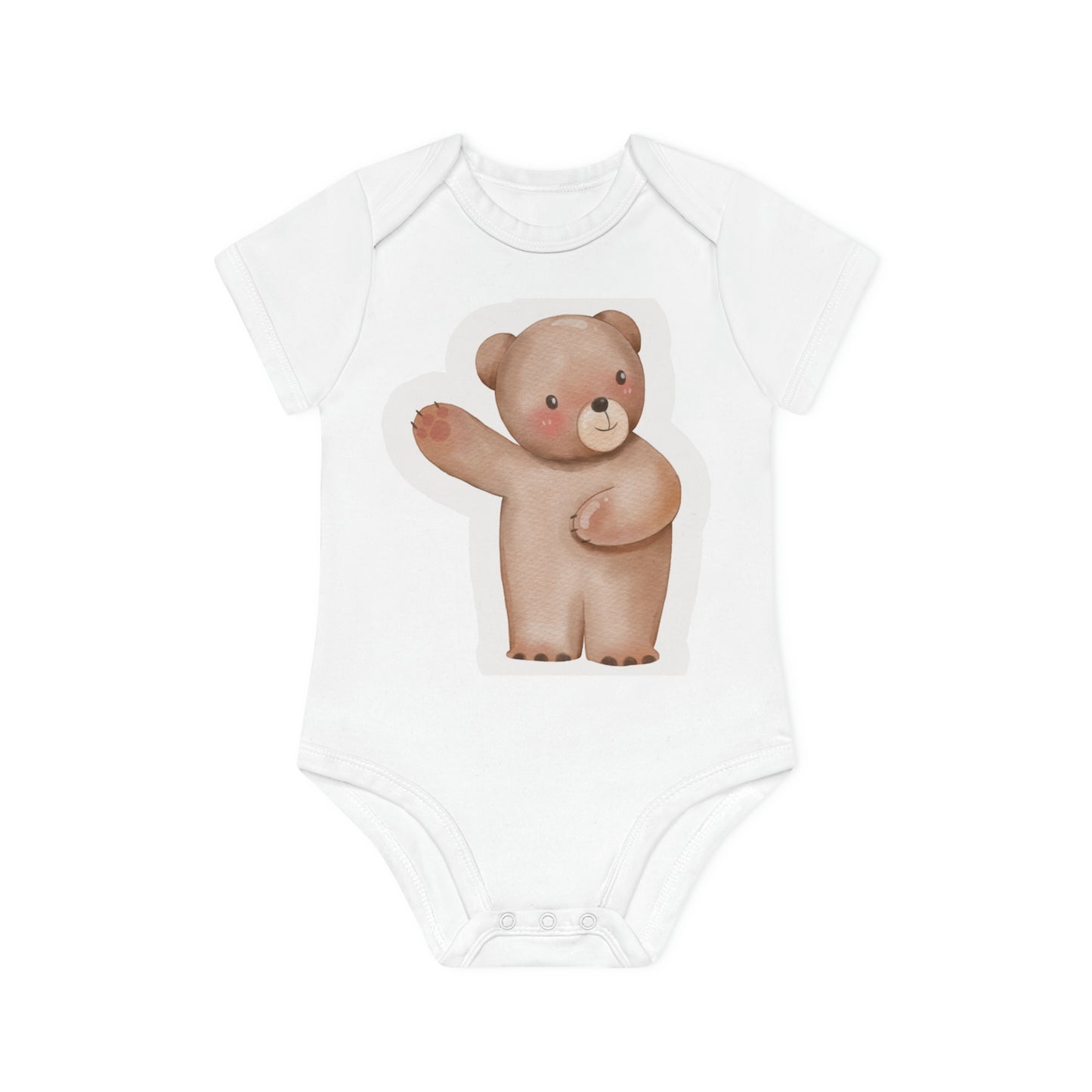 "Adorable Baby Organic Short Sleeve Bodysuit- Baby Organic Short Sleeve Bodysuit