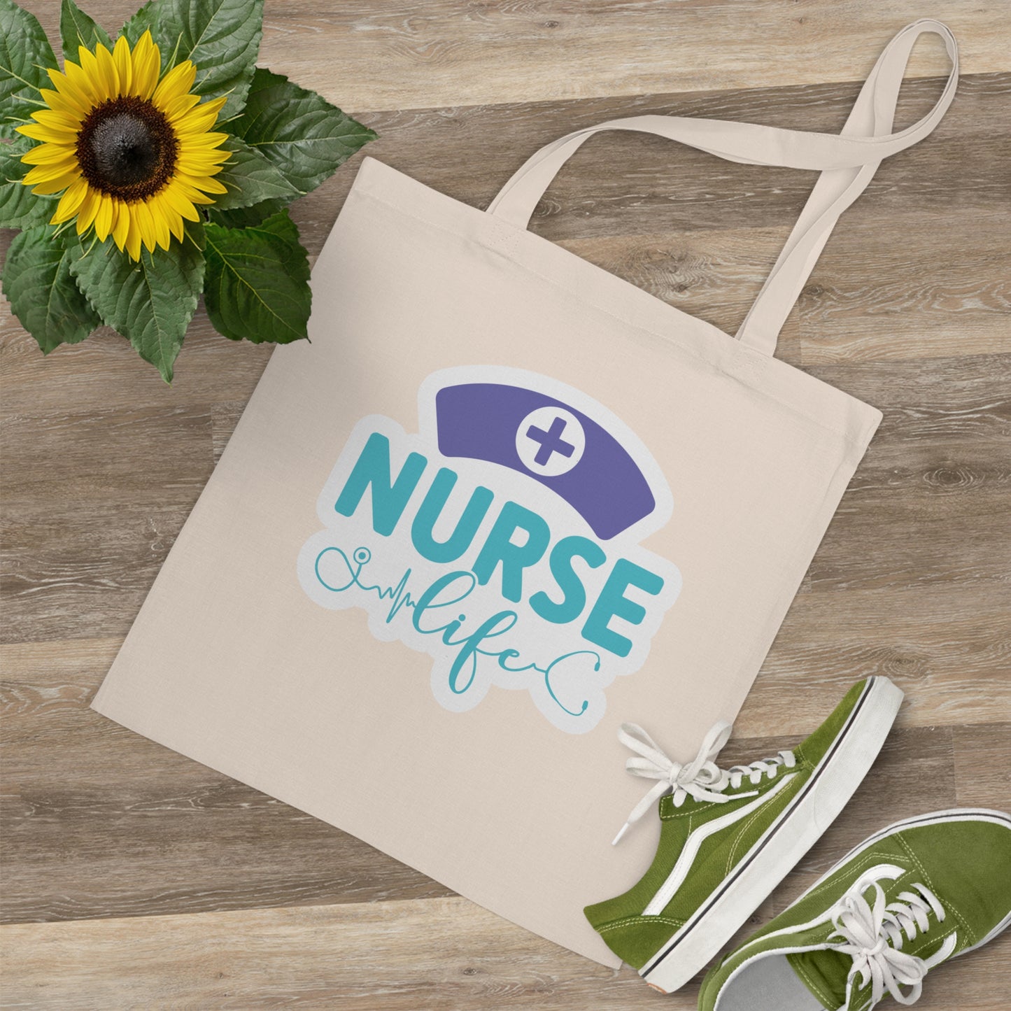 "Carry Your Compassion: Nurse Tote- Tote Bag