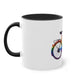 "Pride Rainbow Bicycle" - Two Tone Mug