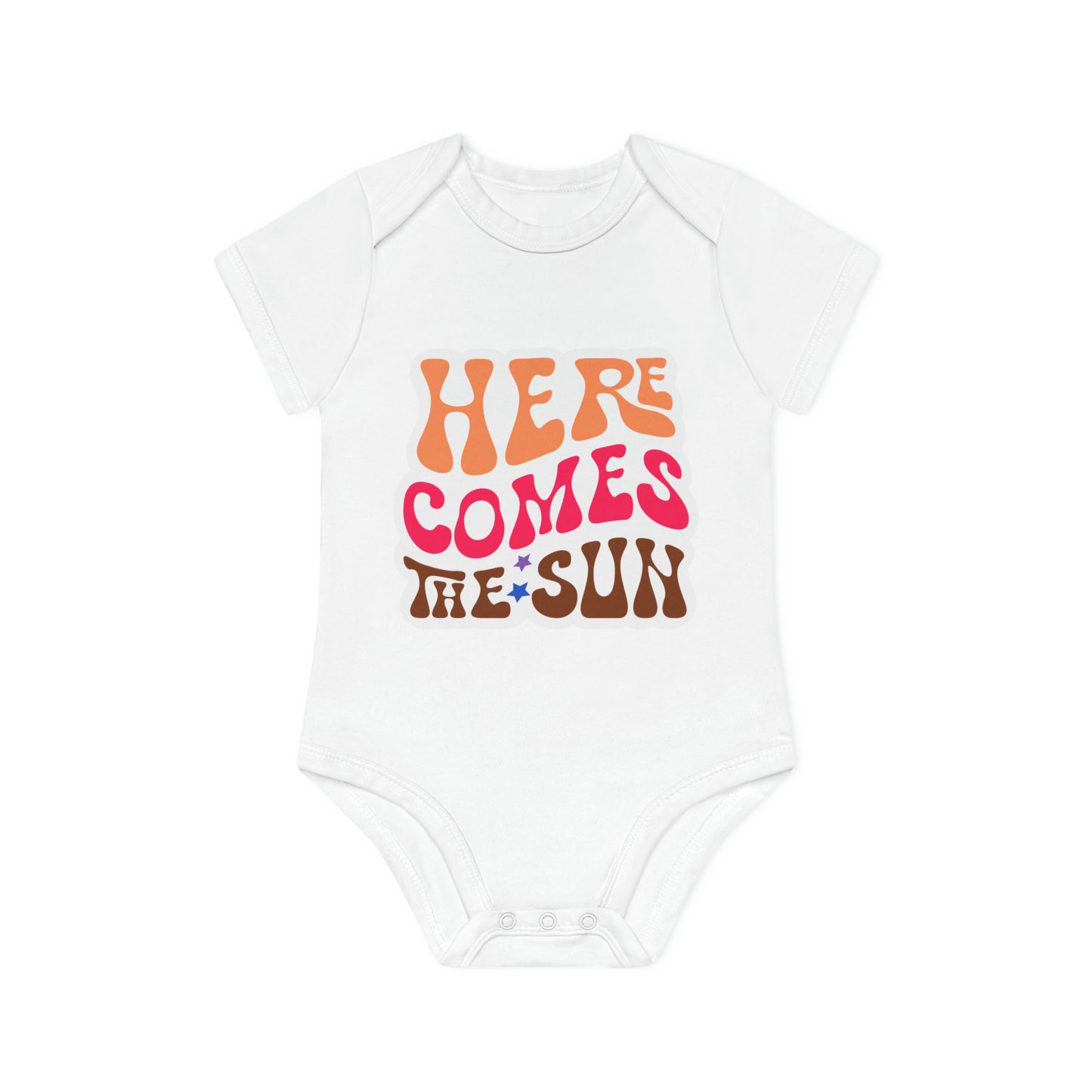 "Sweet Dreams Organic Baby Bodysuit - Ad- Baby Organic Short Sleeve Bodysuit