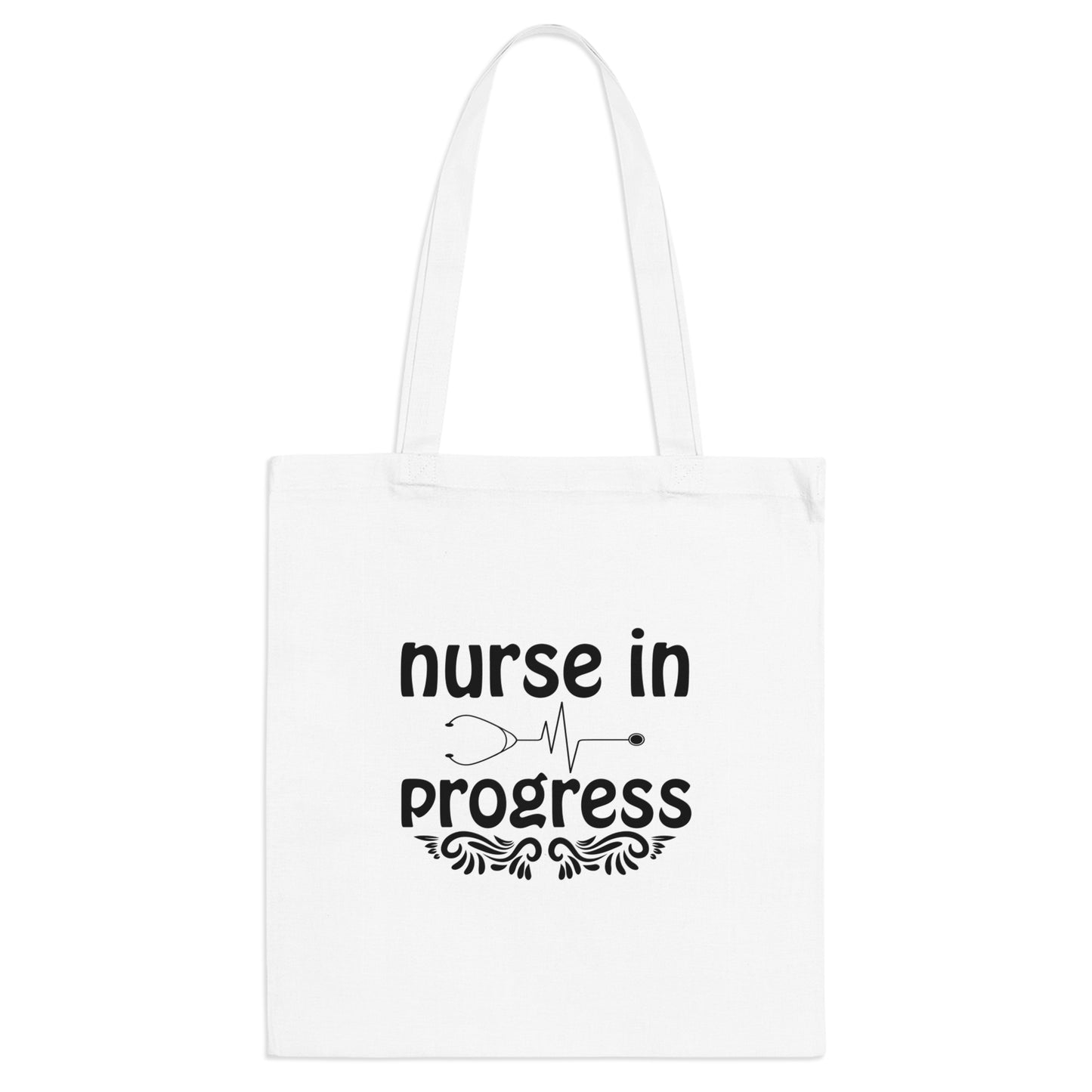 "Carry Your Caring Heart: Nurse T- Tote Bag